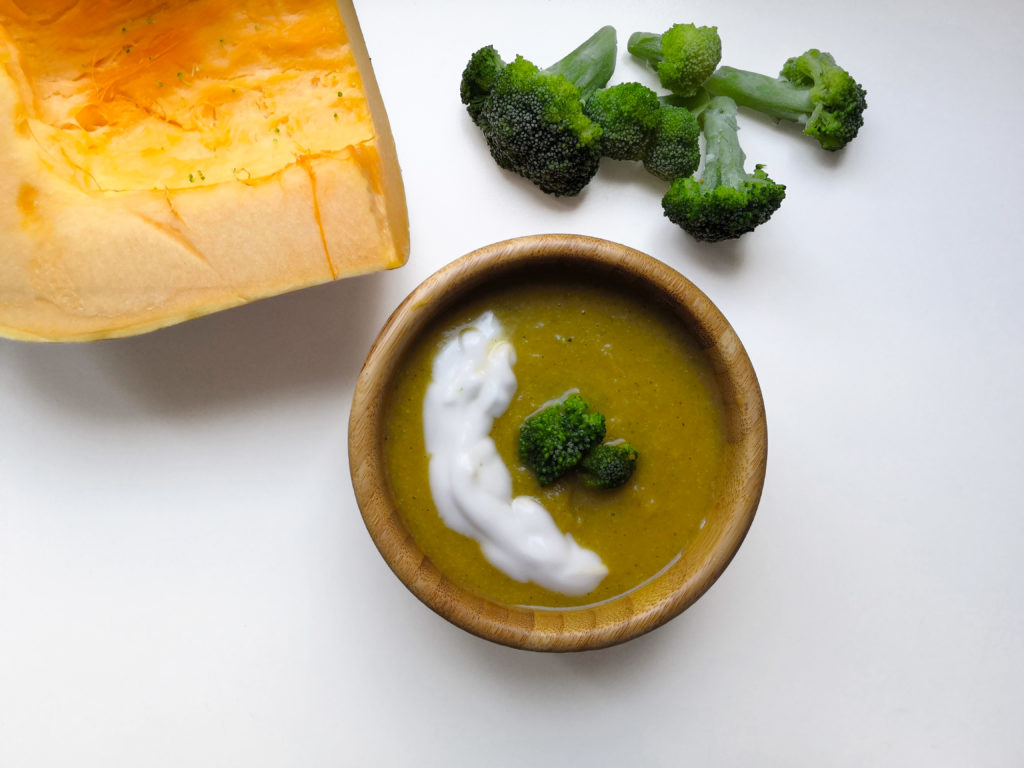 Pumpkin broccoli soup