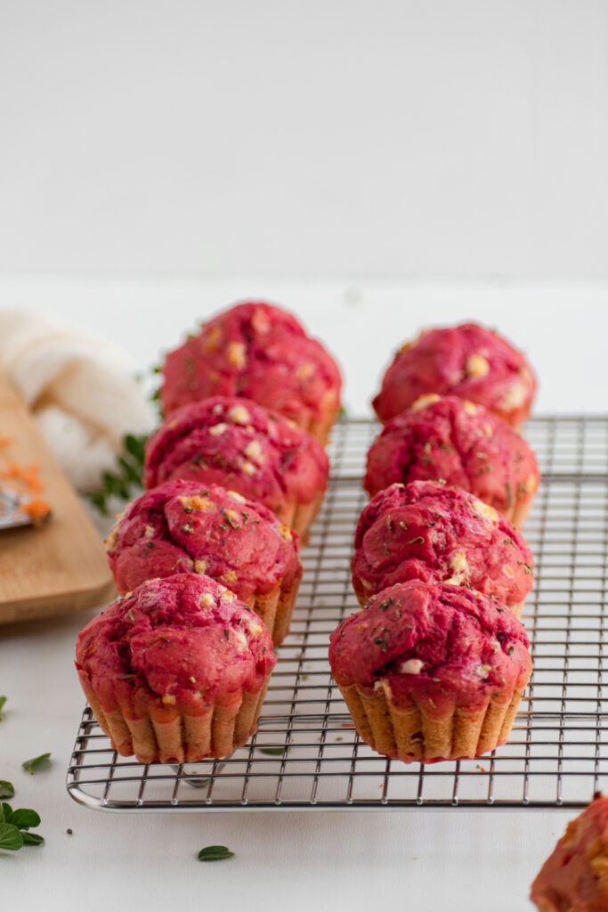 beetroot carrot muffins