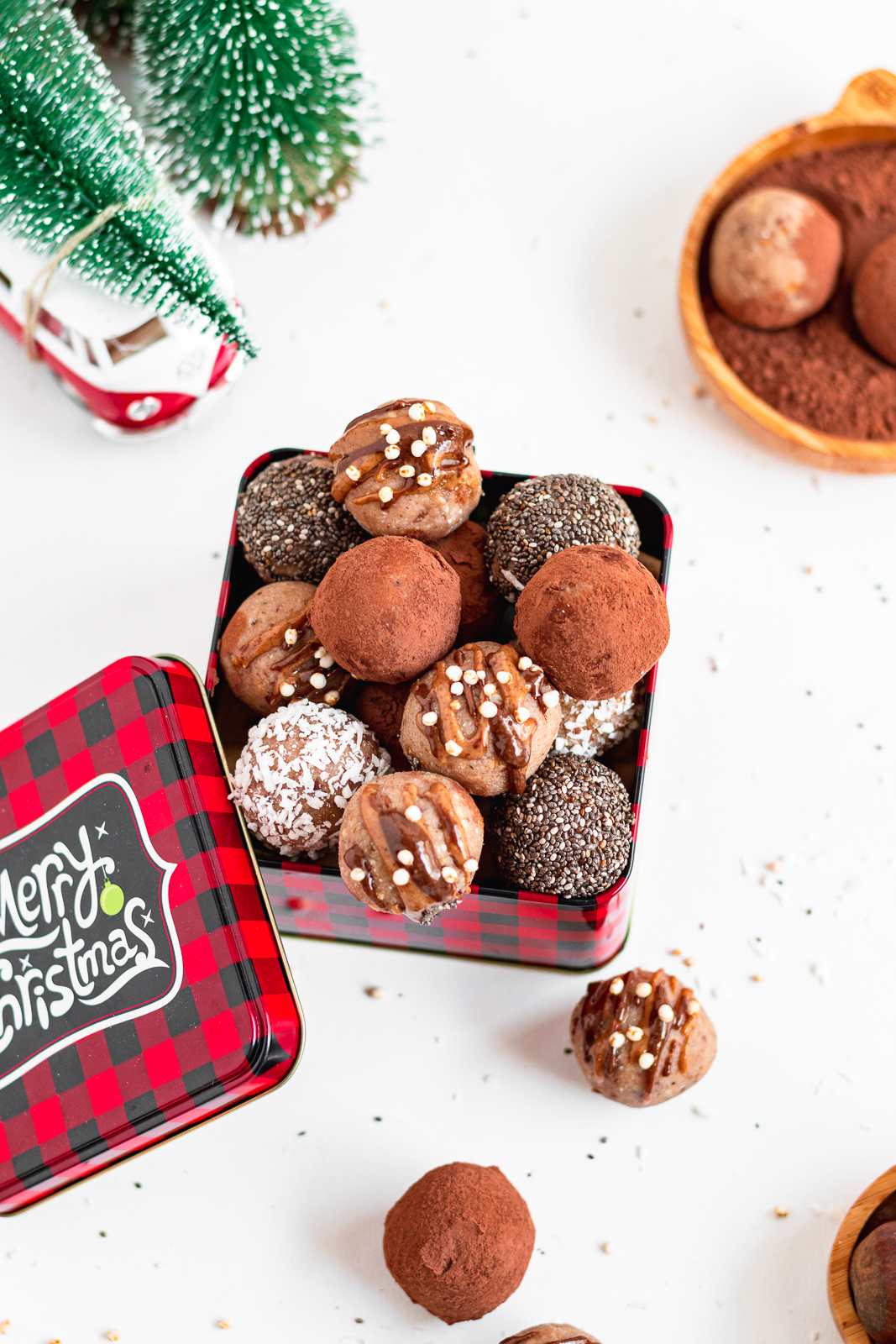 Sugar-free chestnut truffles